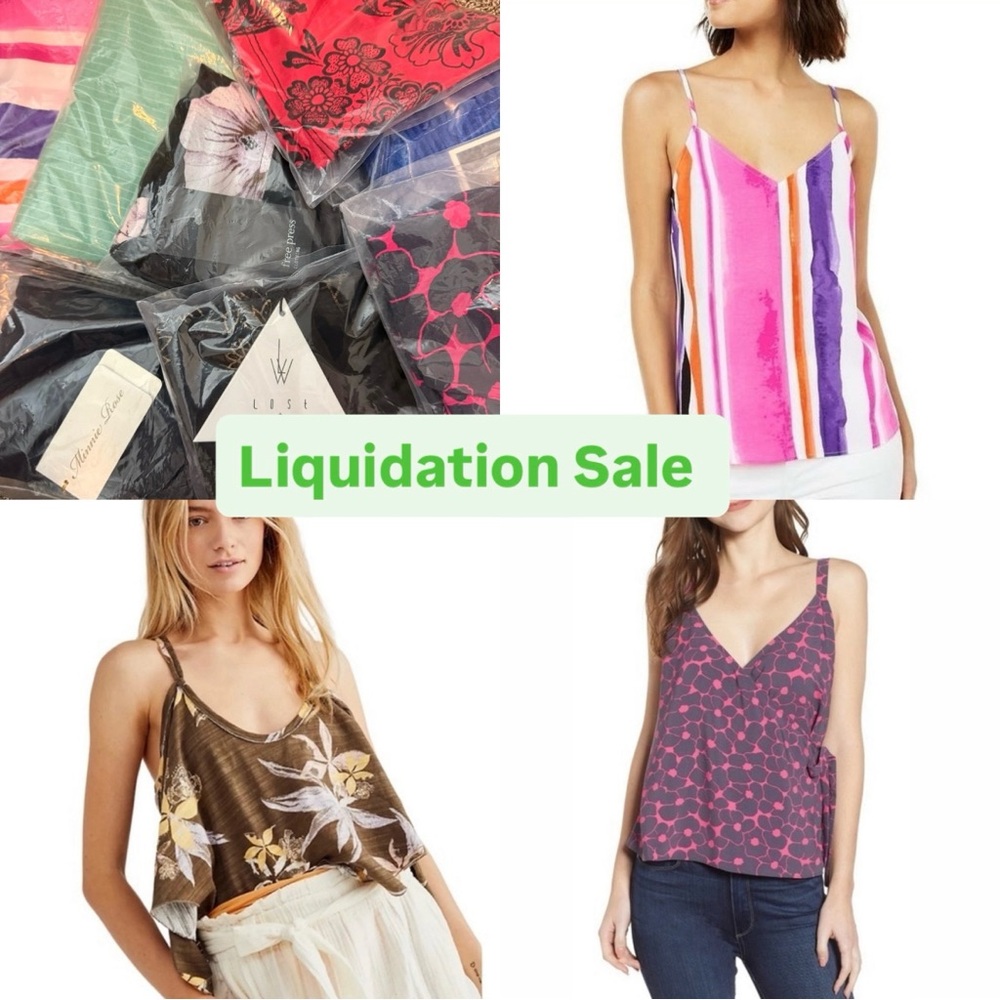 Liquidation Sale 10 Pcs Cami Tank Tops New